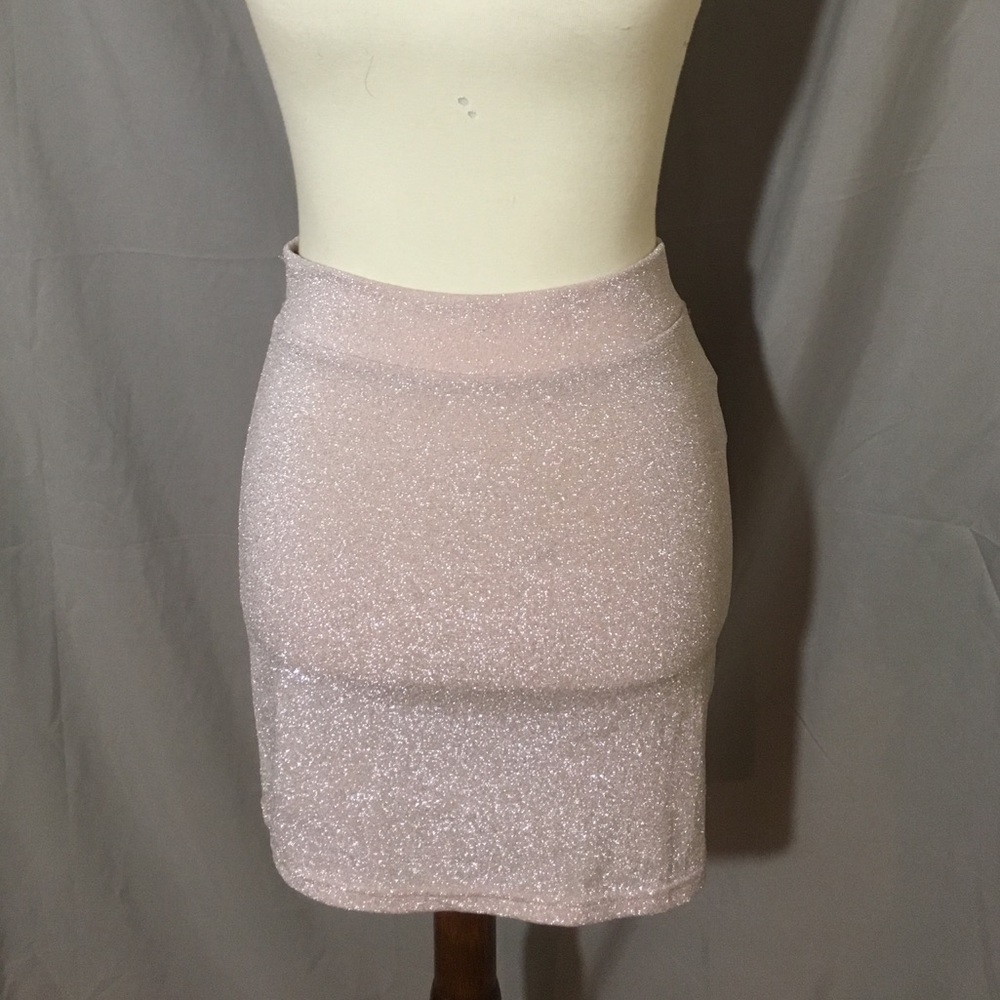Forever 21 Sparkly Pink Skirt
